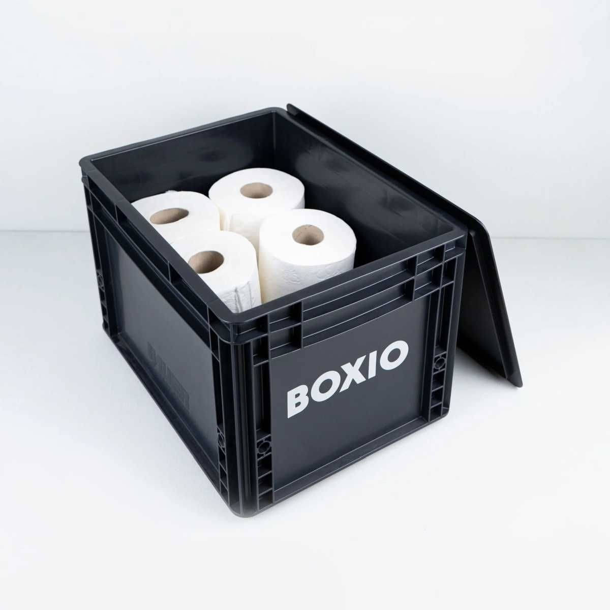 BOXIO - SOLO Standard Eurobox im BOXIO-Design 40x30x28 cm BOXIO - SOLO Standard Eurobox im BOXIO-Design 40x30x28 cm - BOX-SOL-BL-403027-10