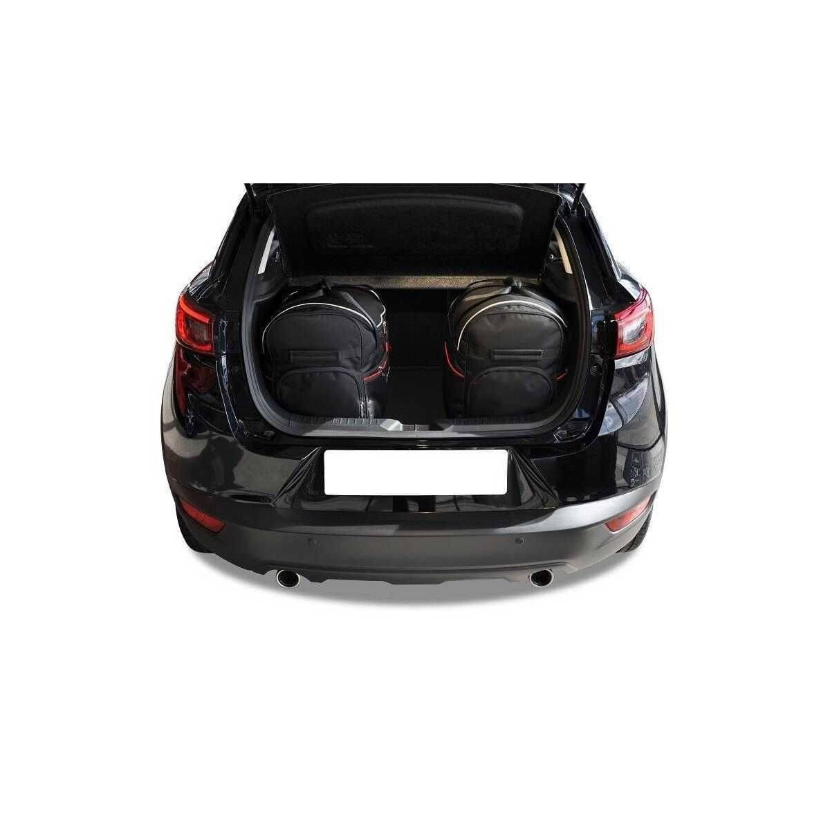 KJUST Kofferraum Taschen Set fuer MAZDA CX-3 Bj. 2015-2022 3er-Set - 7026001