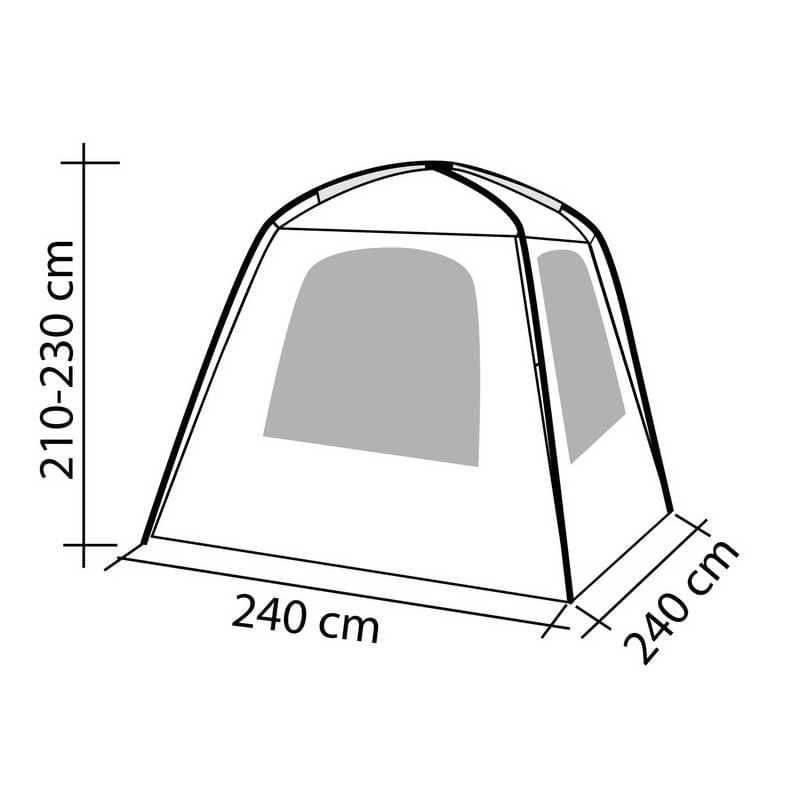 REIMO TENT Heckzelt UNIVAN 2 fuer Mini-Vans und Vans - 937984