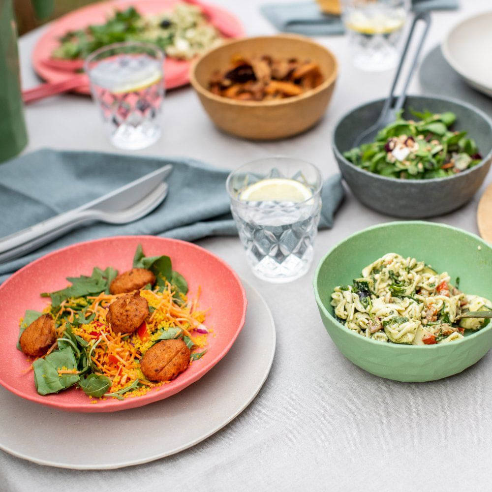 KOZIOL Schale CLUB nature leaf green 700 ml 4er-Set - 8637703