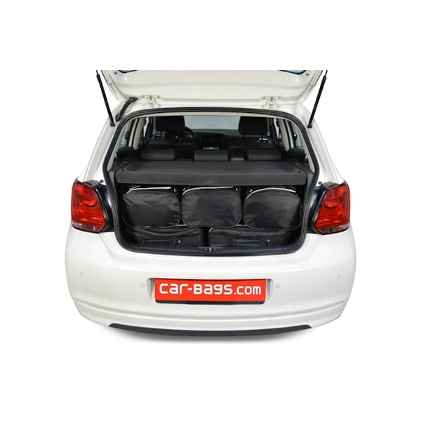 Car Bags V12401S VW Polo V -6R - 6C- Bj- 09-17 Ladeboden Position unten - Reisetaschen Set -L- Auf Ihr Auto massgeschneidert- Das Original