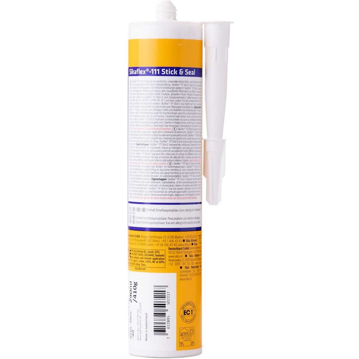 SIKA Kleb- und Dichtstoff Sikaflex - 111 Stick - Seal 290 ml - 582503