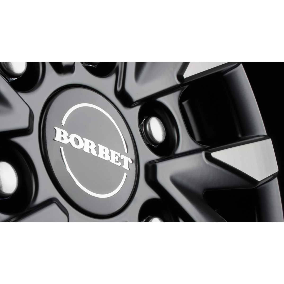 BORBET Alufelge CW6 black polished matt 16 Zoll fuer MB Sprinter 4x4 - VW Crafter 4x4 - CW6 65654130684-1BPM-T