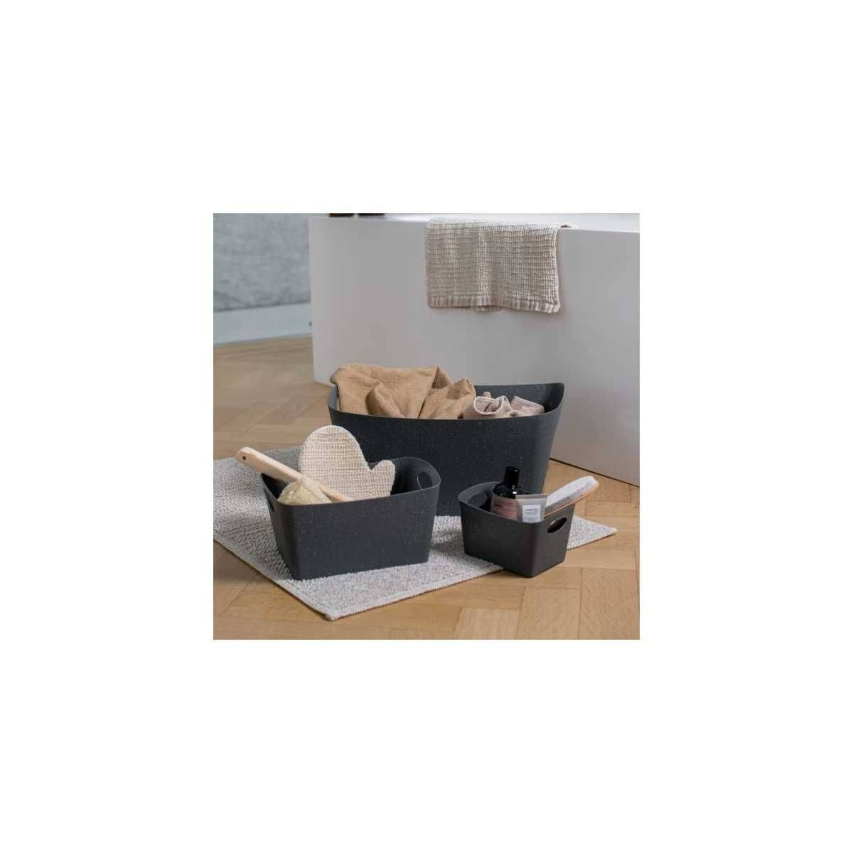 KOZIOL Aufbewahrungsbox BOXXX M recycled ash grey 3-5 L - 1404120