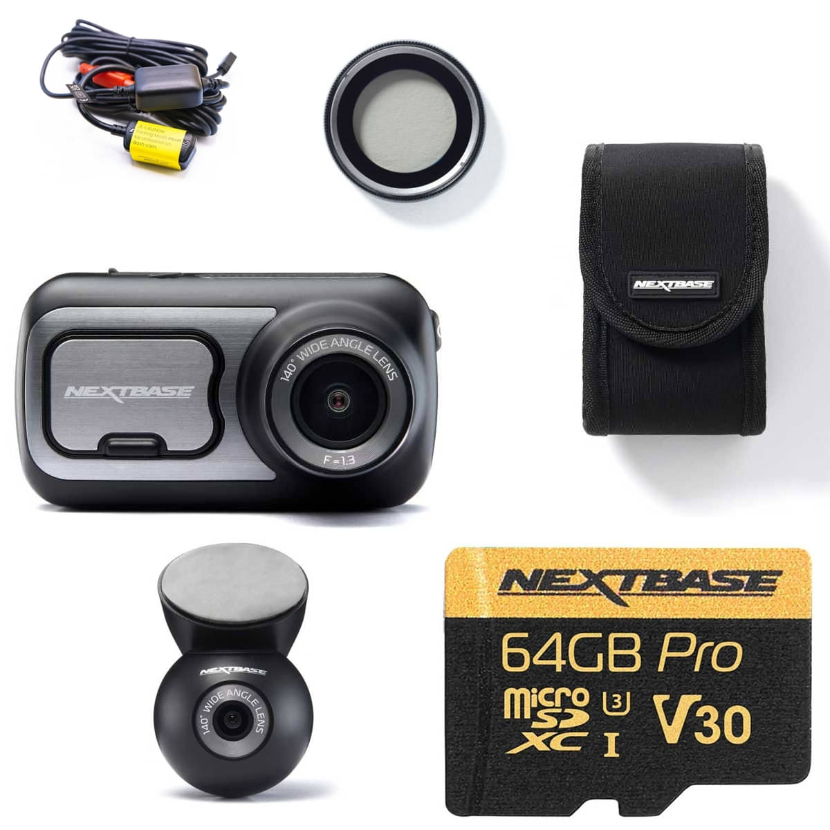 NEXTBASE Serie 2 522GW DashCam und Heckscheibenkamera Komplett-Set 1.0