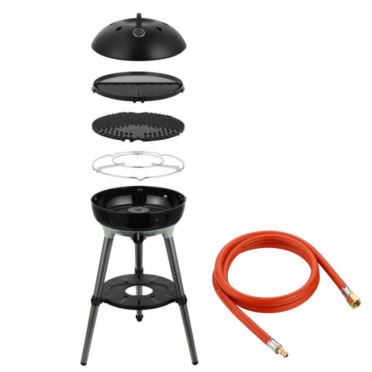 CADAC Carri Chef 40 BBQ-Grill2Braai 30 mbar inkl. Schlauch Gas-Aussensteckdose 500 cm - 8905-50-EF 8526