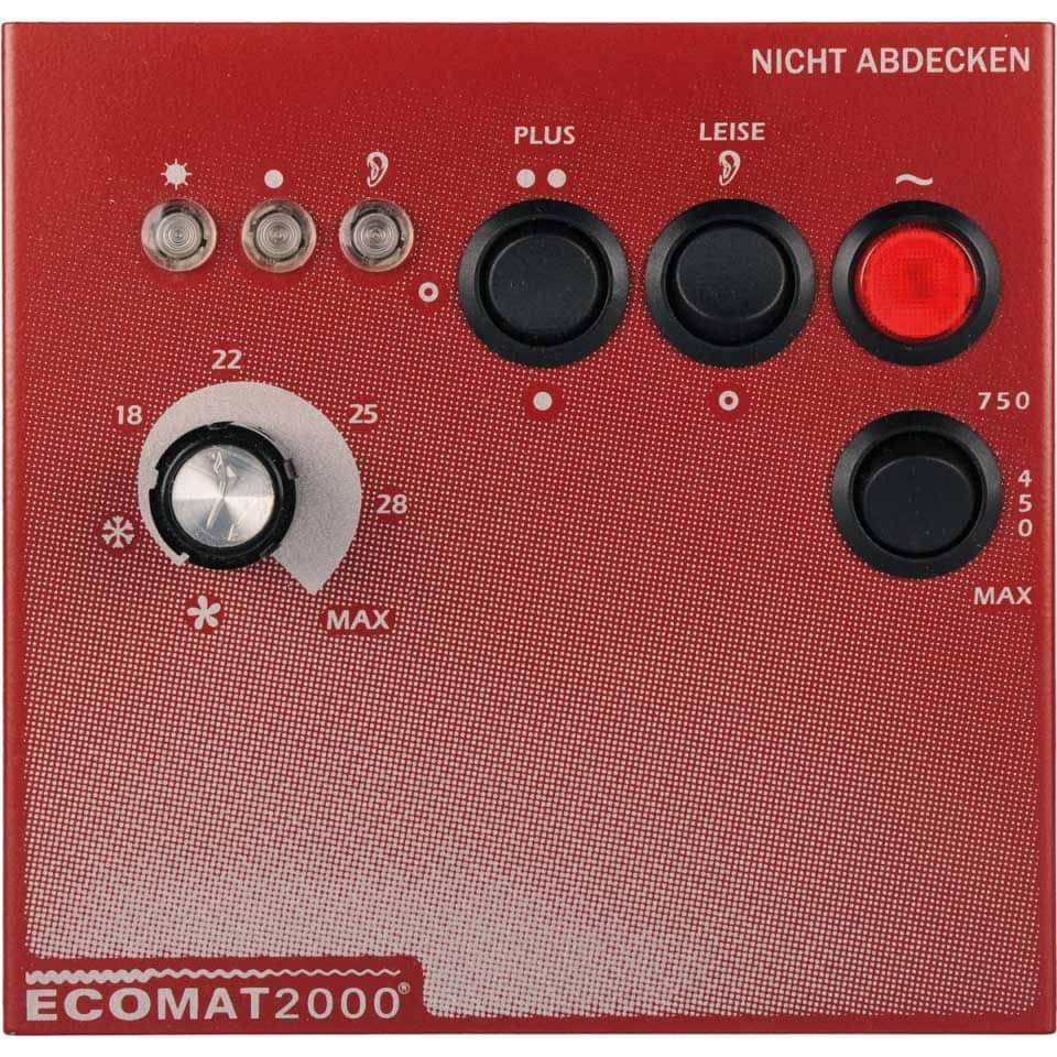 Ecomat Heizlüfter Ecomat 2000 Select rubinrot 230 V Ecomat Heizluefter Ecomat 2000 Select rubinrot 230 V - se201r