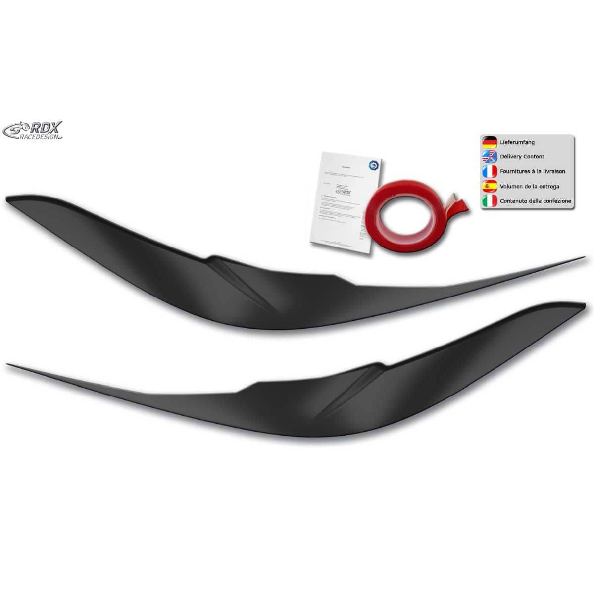 RDX Racedesign Scheinwerferblenden Boeser Blick fuer BMW X2 F2X-F39 Bj. 2017-2023 - RDSB186