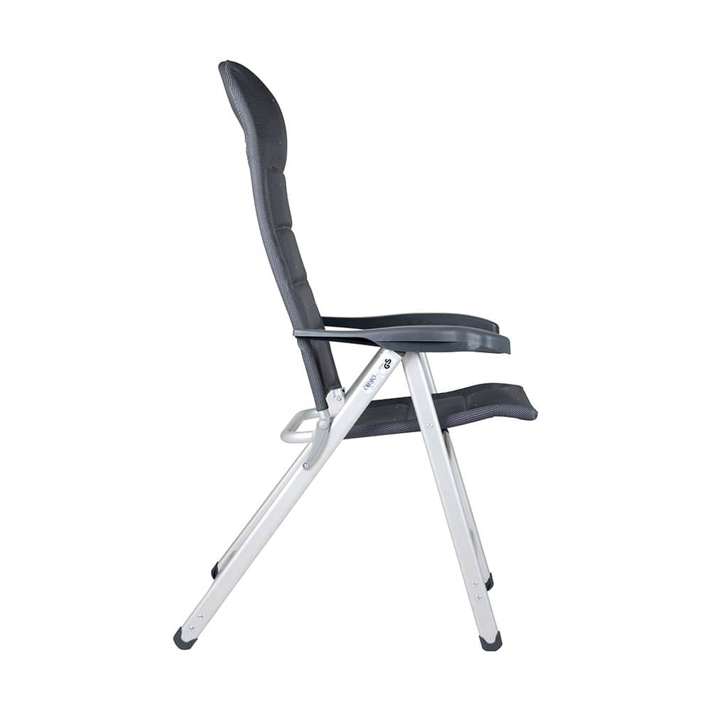 CRESPO Campingstuhl Deluxe AL-237-DL grau - 1149077