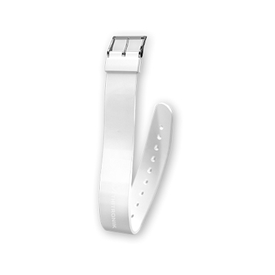 THITRONIK NFC-Silikonarmband KeyStrap weiss Groesse L 160 bis 230 mm - 105468