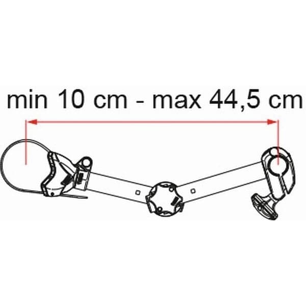 Fahrradhalter FIAMMA Bike Block Pro S D1 deep black schwarz 08831D01A