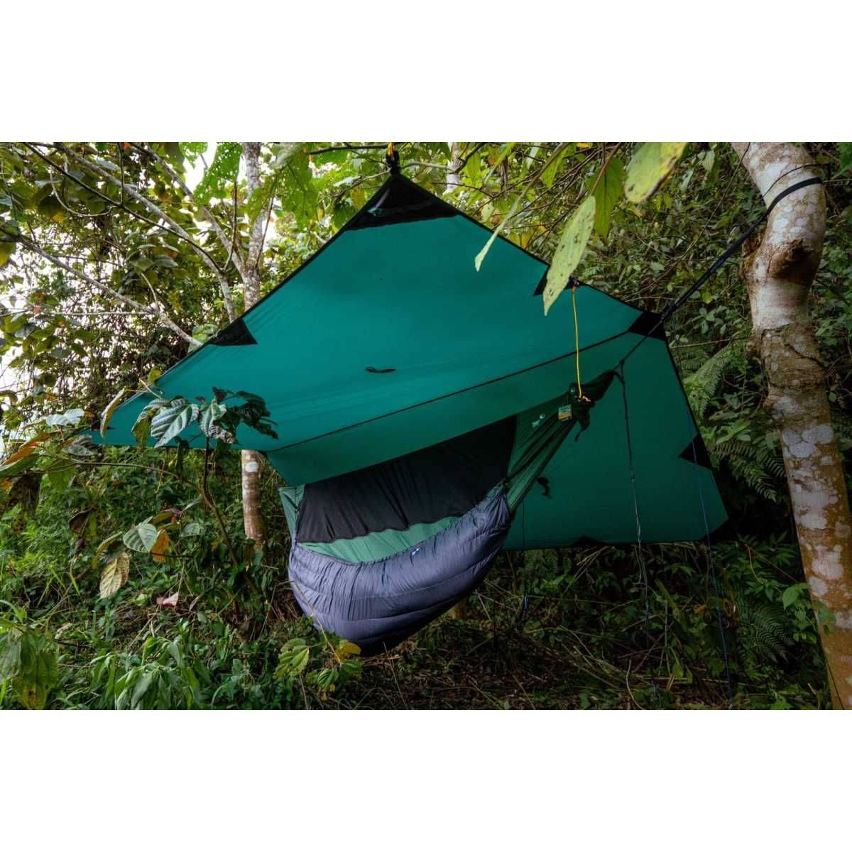 TICKET TO THE MOON Lightest Pro Hammock Hängematte Forest Green inkl. Lightest Straps TICKET TO THE MOON Lightest Pro Hammock Haengematte Forest Green inkl. Lightest Straps - TMLPROR51 TMLSTRAP