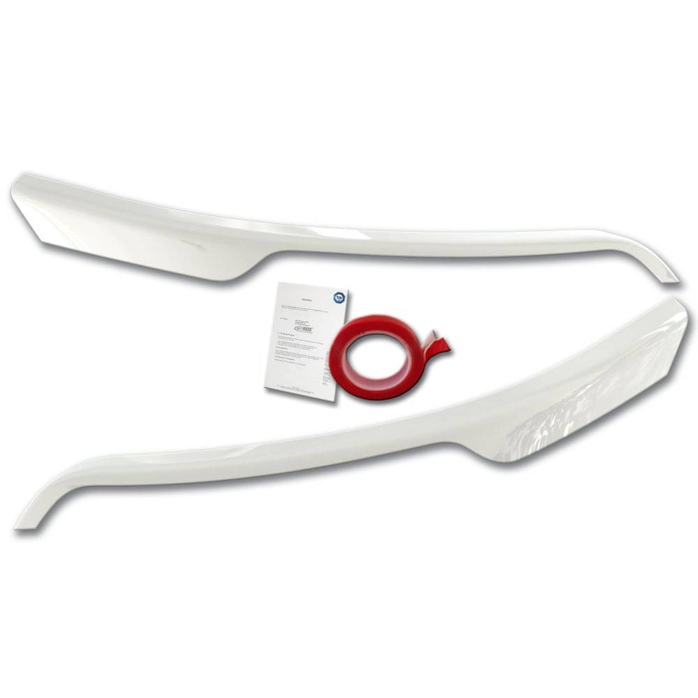 RDX Scheinwerferblenden Böser Blick FORD Transit mit silberne Halogen-Scheinw ab Bj. 2014 Weiß Glanz RDX Scheinwerferblenden Boeser Blick FORD Transit mit silberne Halogen-Scheinw ab Bj. 2014 Weiss Glanz - RDSB220H-WS