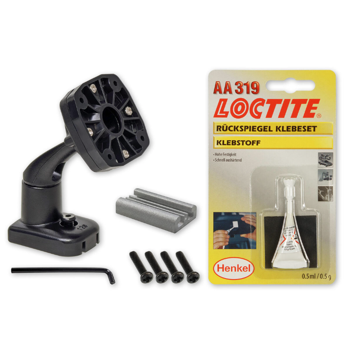 ALPINE Freeview Universal Spiegelhalter für Alpine DME-R 1200 ALPINE Freeview Universal Spiegelhalter fuer Alpine DME-R 1200 - KTE-DME-UNI-W