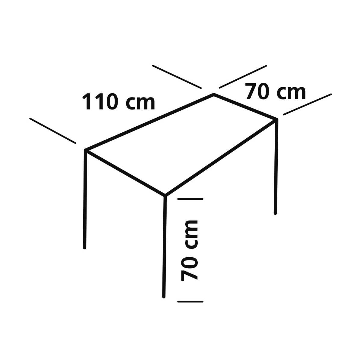 EuroTrail Campingtisch Rolltisch CHAMBERY BAMBOO M 110 x 70 cm - ETCF1407.0466