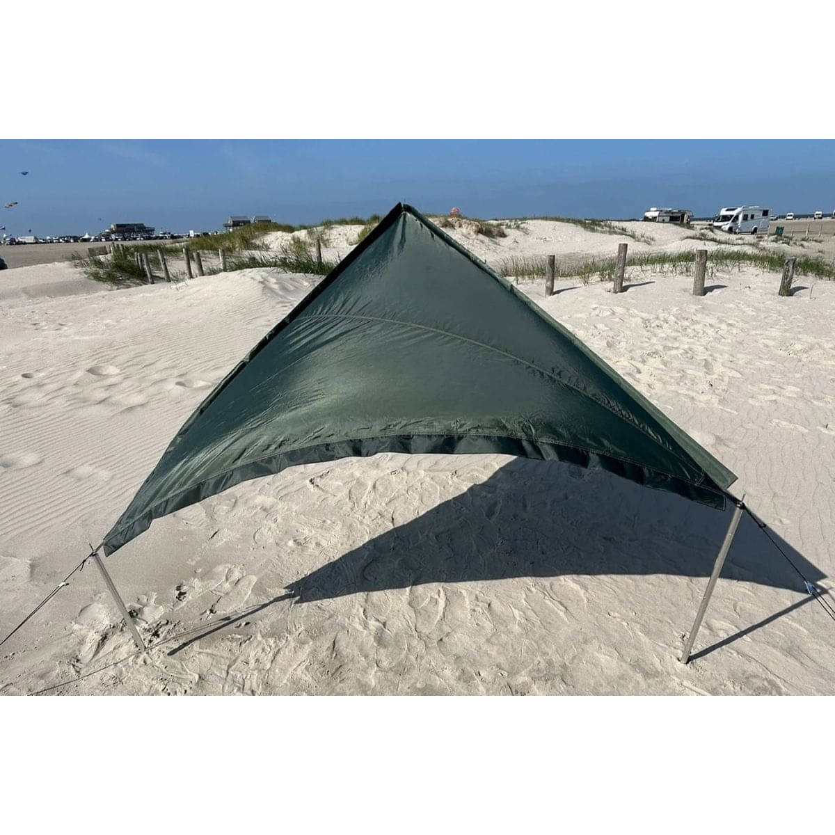 BENT Verbindbares Sonnensegel Zip-Protect Canvas Jungle - RV Ocker mit RV-Abdeckung - 50244