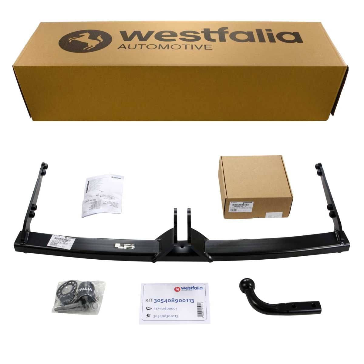 WESTFALIA Starre Anhängerkupplung VW Golf 7 Limo 06/14-06/20 Audi A3 06/14-06/16 Set inkl. E-Satz WESTFALIA Starre Anhaengerkupplung fuer VW Golf 7 Limo -BJ 06-14-06-20- T-Roc -07-17- Audi A3 -06-14-06-16- Q2 -11-16- Skoda Octavia 3- Seat Leon 3 -06-14-01-20- - im Set mit 13-pol. fahrzeugspezifischem Elektrosatz - 305408900113