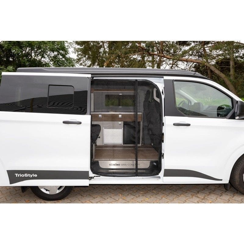 CARBEST Premium muggennet schuifdeur rechts Ford Tourneo/Transit Custom V710 vanaf bouwjaar 2023/ VW T7 Transporter vanaf bouwjaar 2025 Moskitonetz CARBEST Premium Schiebetuer rechts Ford Tourneo-Transit Custom V710 ab Bj- 2023- VW T7 Transporter ab Bj. 2025 461414