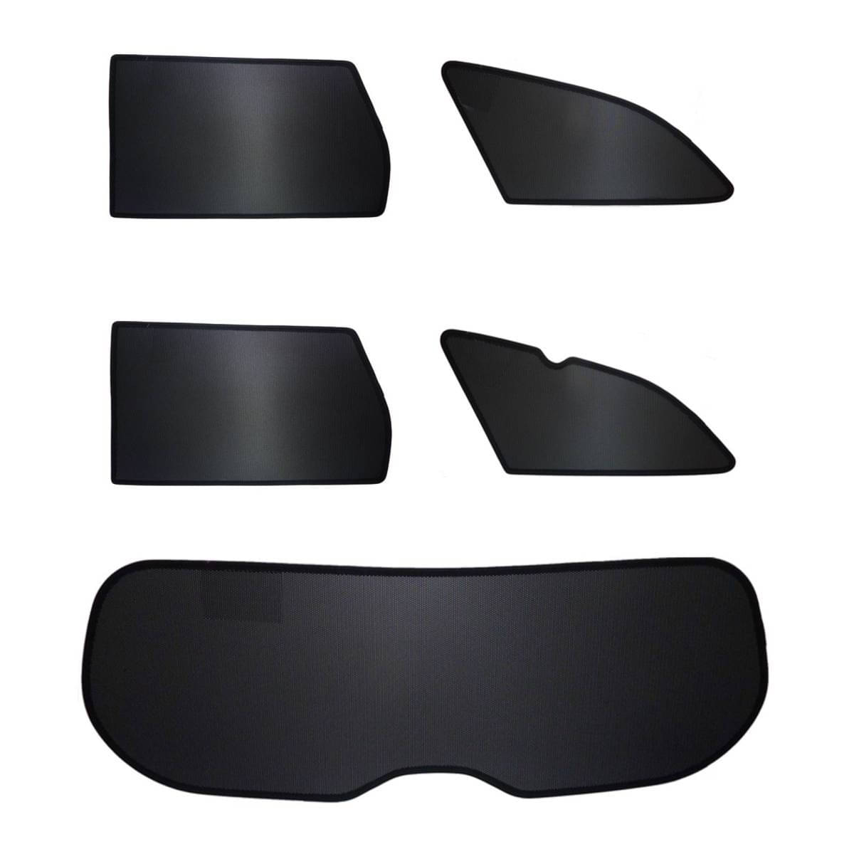 WINDESA SunClip Sonnenschutz - Sichtschutz Ford Focus Bj. 2011-2018 Set ABC - sun-10386abc