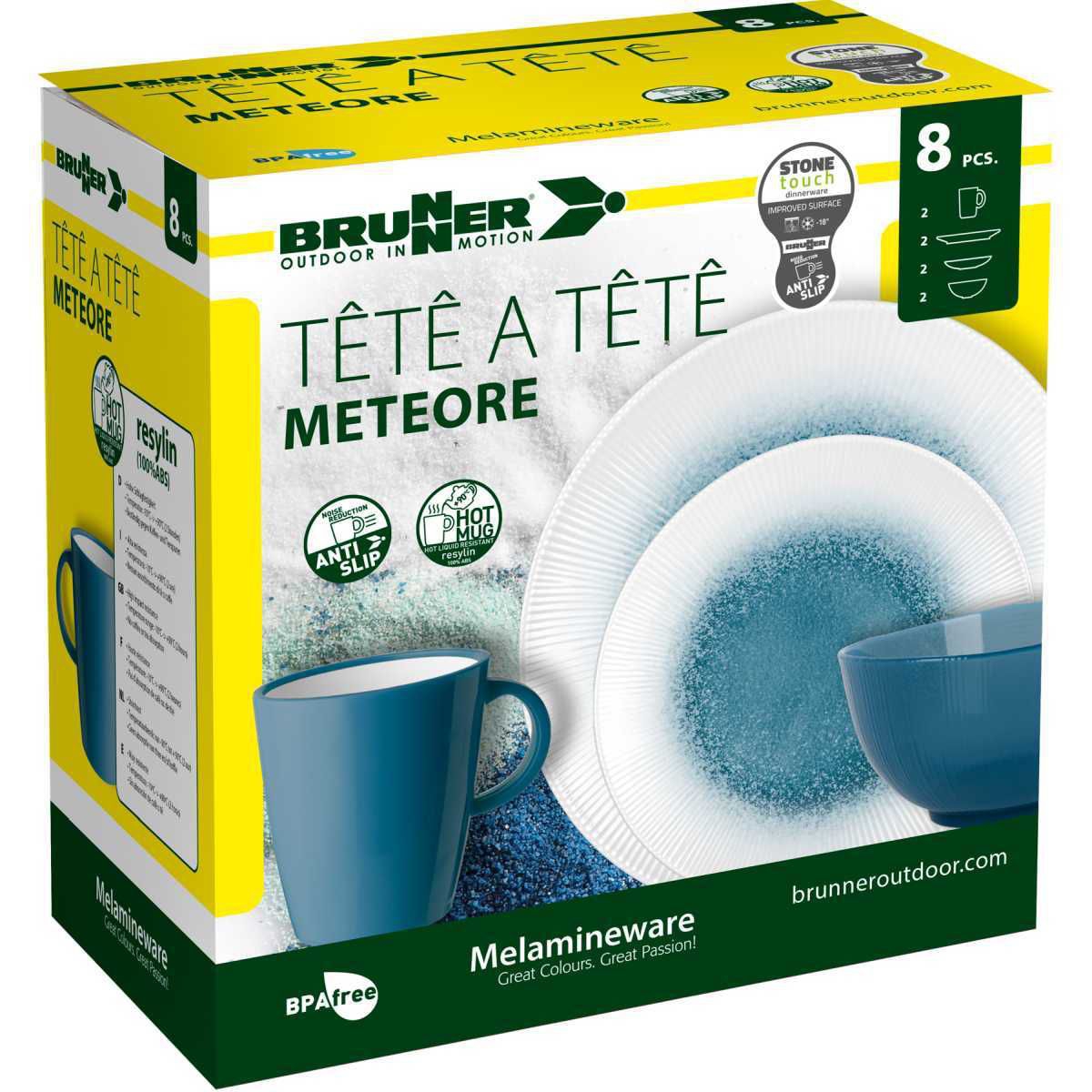 BRUNNER Meteore Tete-a-Tete Geschirrset 8-tlg - 0830143N.C1X