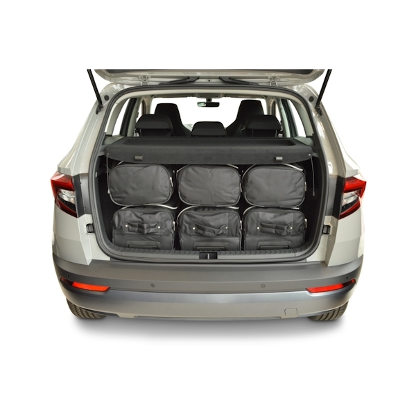 Car Bags S51501S SKODA Karoq SUV Bj- 17- hoher Ladeboden Reisetaschen Set- Auf Ihr Auto massgeschneidert- Das Original