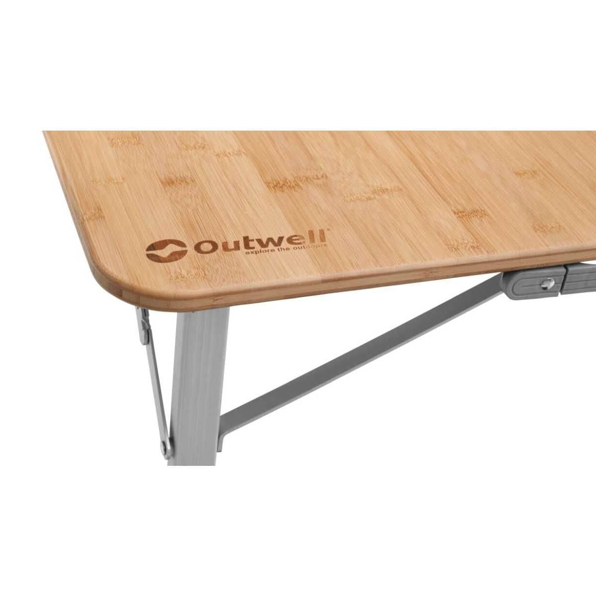 Outwell Campingtisch Custer L Bambus- 120x70 cm - 531167