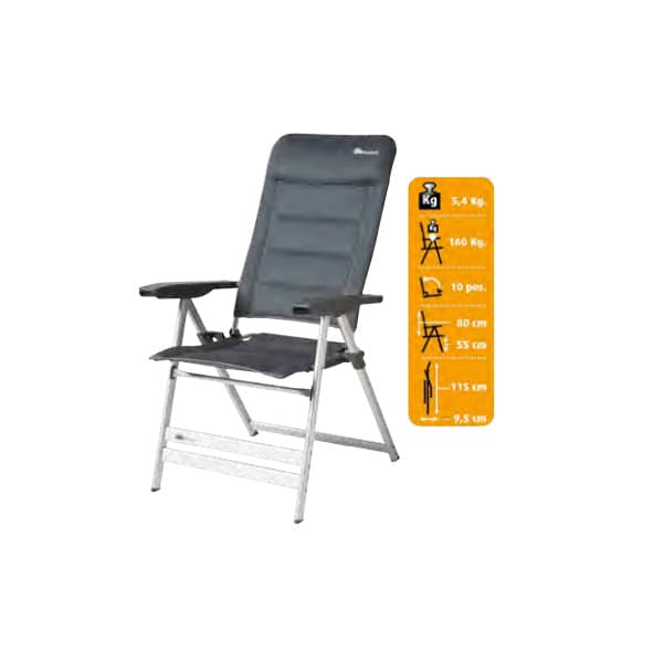 DUKDALF Campingstuhl Sublime 3D Mesh anthrazit - 41-13-8800.4