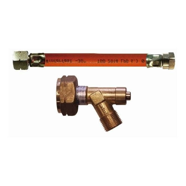 TOPTRON Hochdruckschlauchgarnitur mit Schlauchbruchsicherung 150 cm