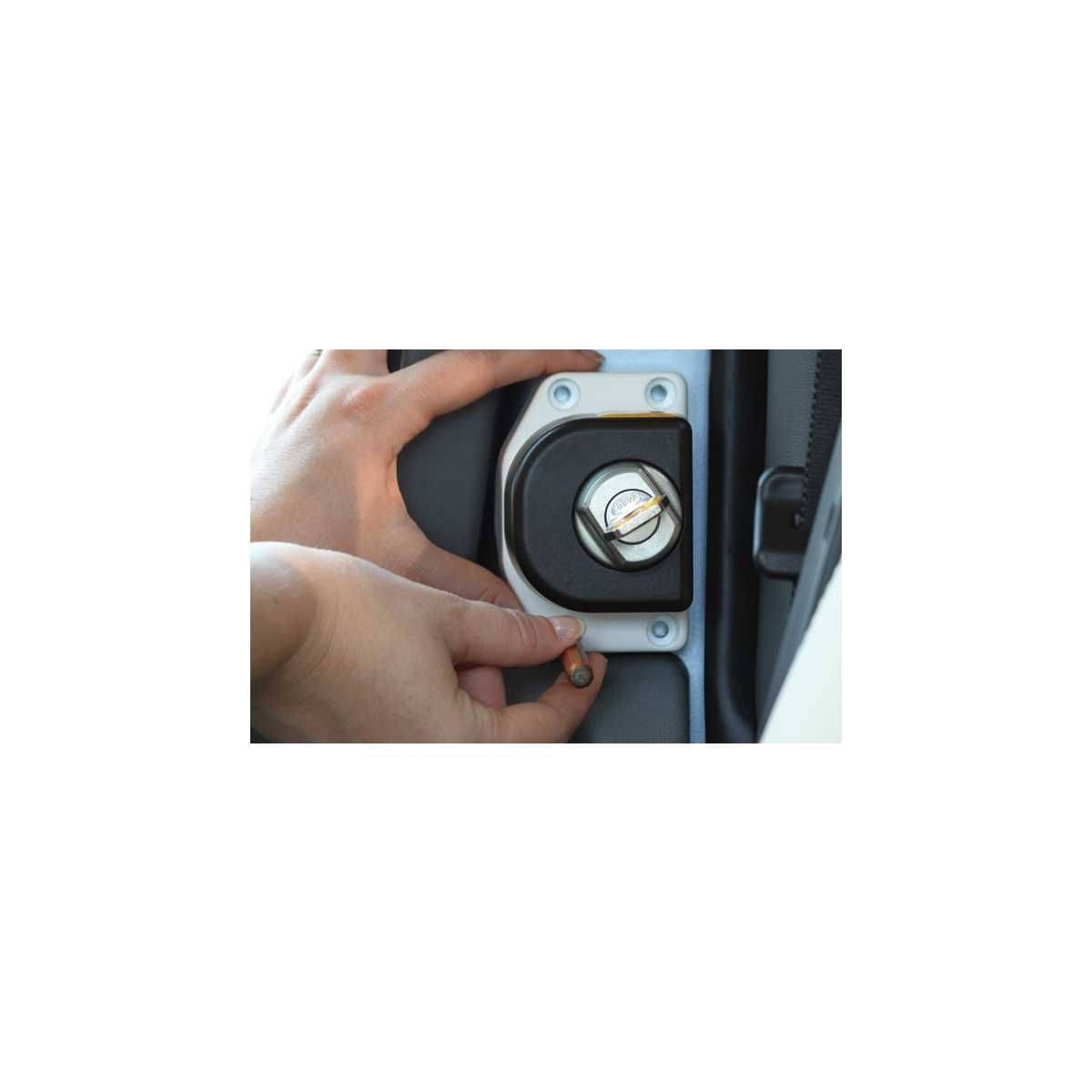 HEOSolution HEOSafe Tuersicherung Ford Transit Bj. 07-2006-06-2014 Abschliessbar 2er-Set - 14156