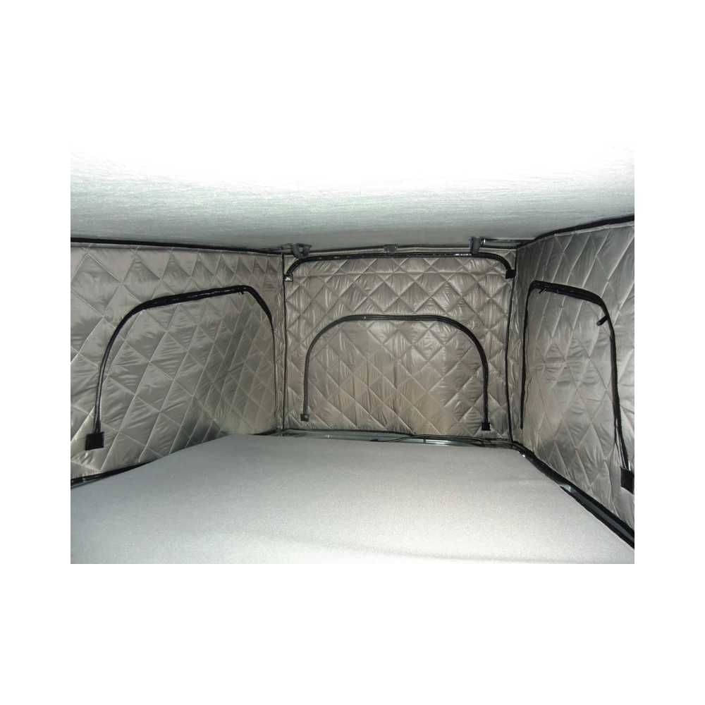 CARBEST Zeltbalg-Innen-Isolation Schlafdach VW T5-T6-T6.1 lang- Superflach-Dach hinten - vorne hoch - 37397