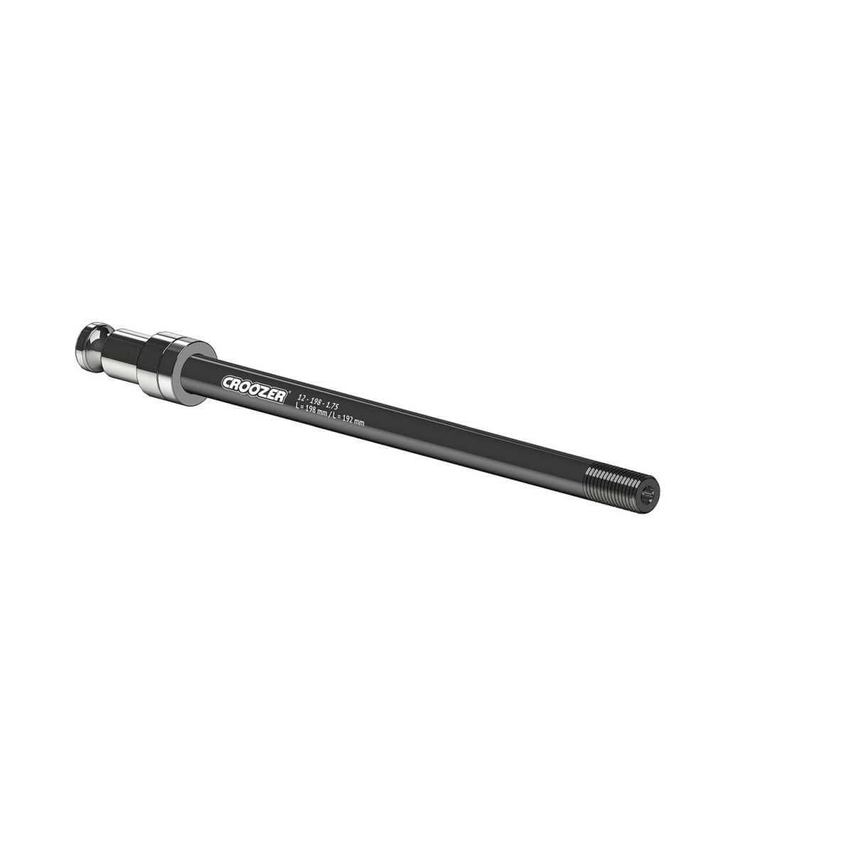 CROOZER Steckachskupplung Gewindesteigung 1.75 - Laenge 192-198 mm- 10 mm Sockel - 122500818