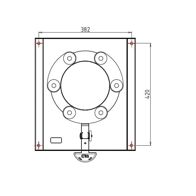 CTA Drehkonsolen-Set Renault Master ab Bj- 2011 mit elektr. Handbremse Fahrer- und Beifahrerseite - 9PG0060000V01
