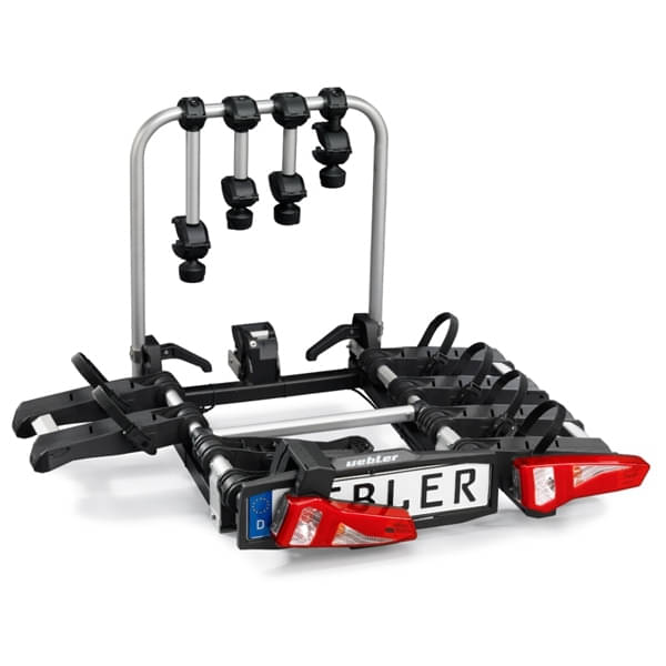 Set UEBLER i41 S Fahrradtraeger 18140 4 Raeder mit 90° Abklappung faltbar inkl. Heckbox - 18140 25080