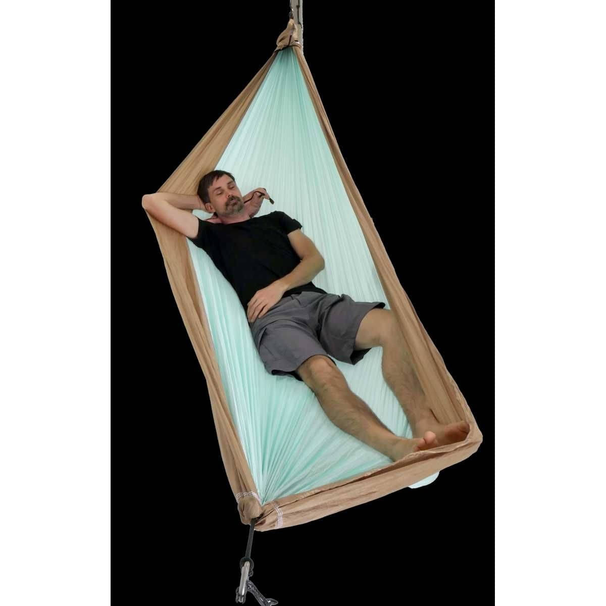 TICKET TO THE MOON Original Hammock Hängematte Mint / Ice Brown inkl. Nautical Ropes TICKET TO THE MOON Original Hammock Haengematte Mint - Ice Brown inkl. Nautical Ropes - TMO7172 TMROPE