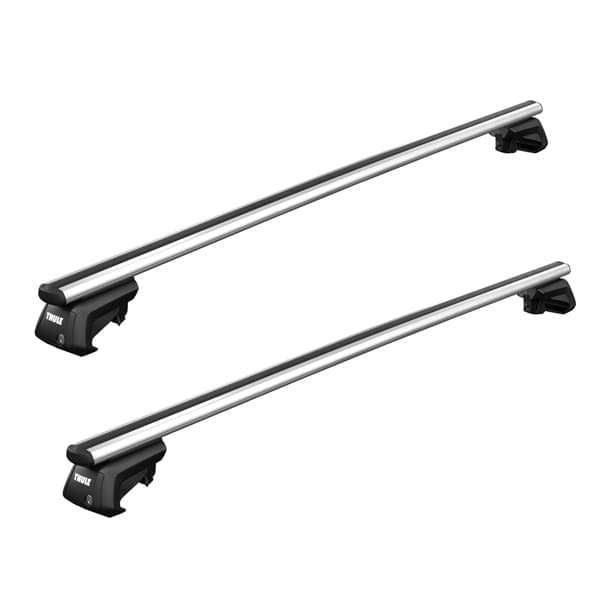 Dachträger Nissan Pathfinder SUV 13-21 Reling THULE Alu XT Kompletter Thule Dachtraeger SmartRack XT 135 cm - 730404 - mit Aluminiumprofilen- Universeller Relingtraeger im Komplettpaket