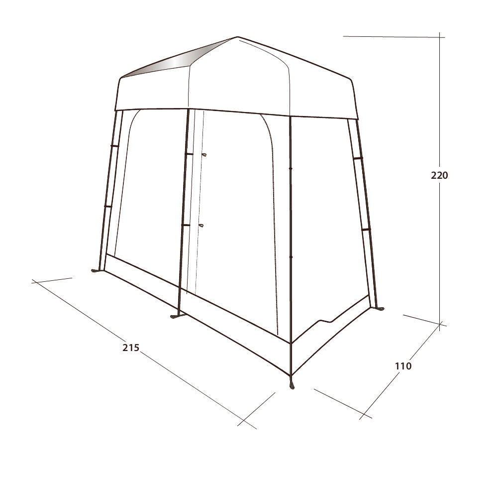 Outwell Duschzelt Seahaven Comfort Station Double - 111288