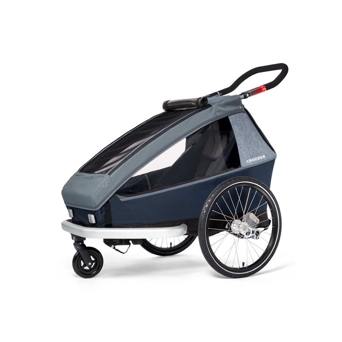CROOZER Kinderfahrradanhaenger Kid Vaaya 1 3in1-Set Graphite Blue - 121600523