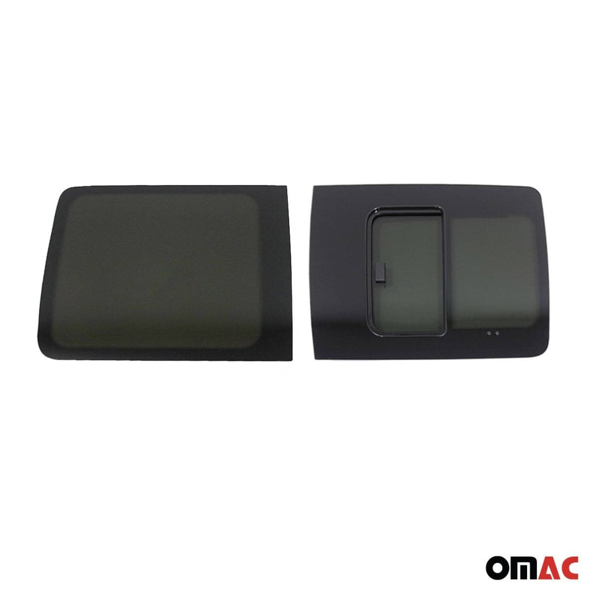 OMAC Seitenfenster Schiebefenster VW Caddy III-IV L1 Bj. 2003-2020 Komplett-Set 4er-Set - G002397