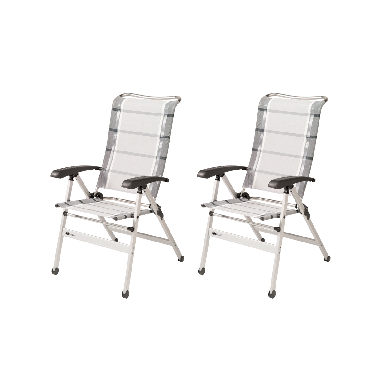 DUKDALF Stuhl Cha Cha silber anthrazit 2er-Set - 42-02-0649.4