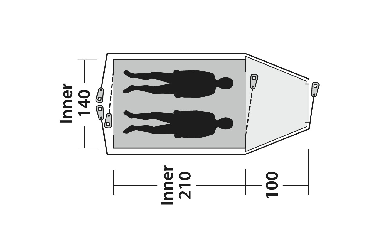 Outwell Campingzelt Cloud 2 - 111255