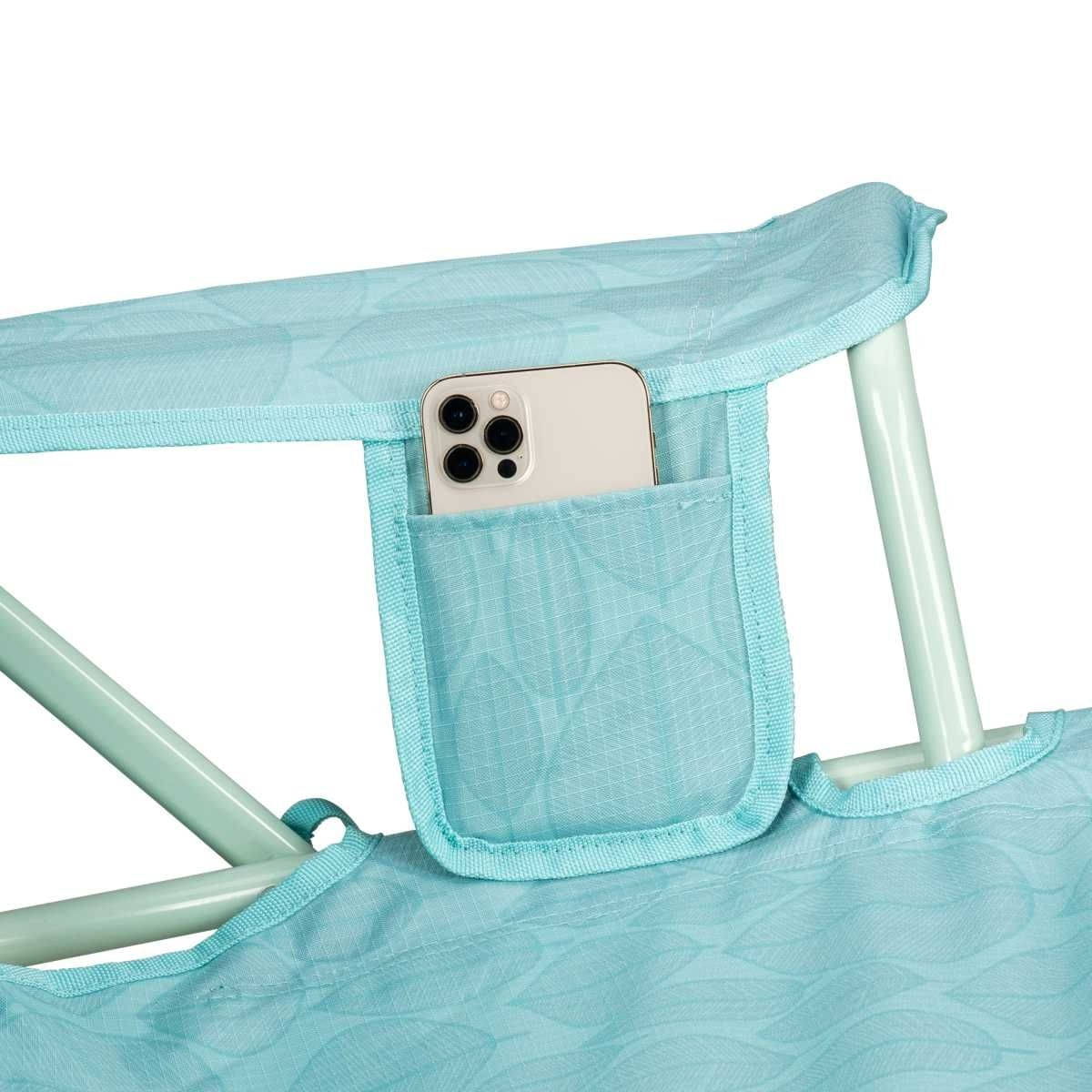 GCI faltbarer Schaukelstuhl Kickback Rocker Leaf Pastel Green - 410331