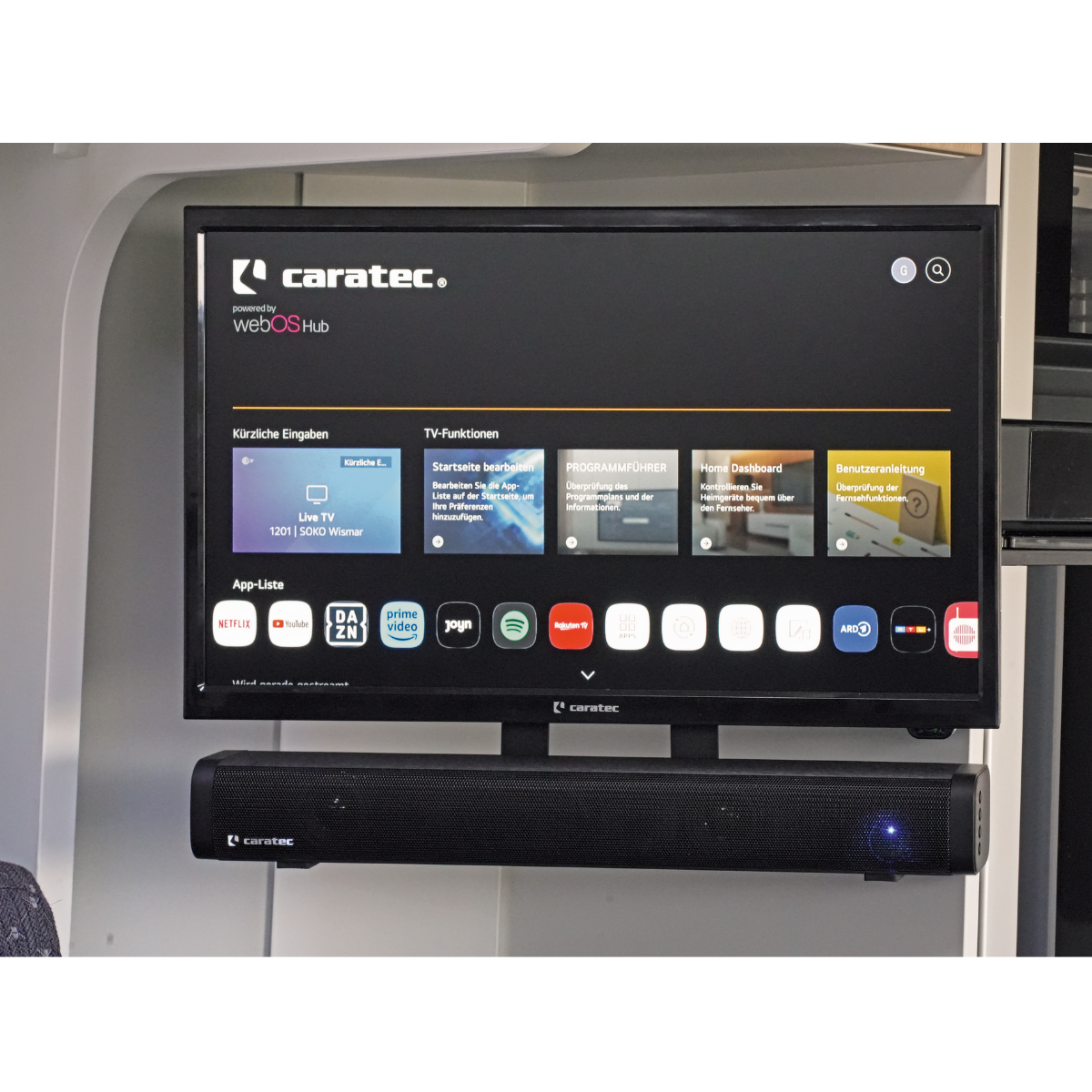 CARATEC Audio CAS102 Soundbar fuer Wohnmobil-TV-Geraete - CAS102