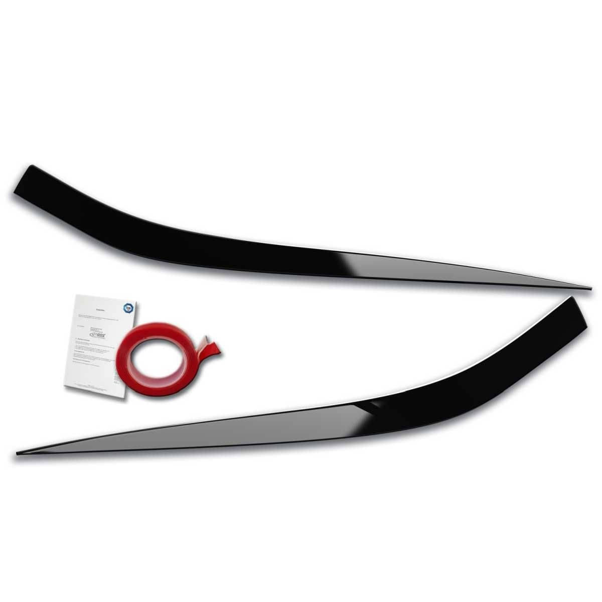 RDX Racedesign Scheinwerferblenden Boeser Blick fuer KIA XCeed CD ab Bj. 2019 Schwarz Glaenzend - RDSB173-GZD