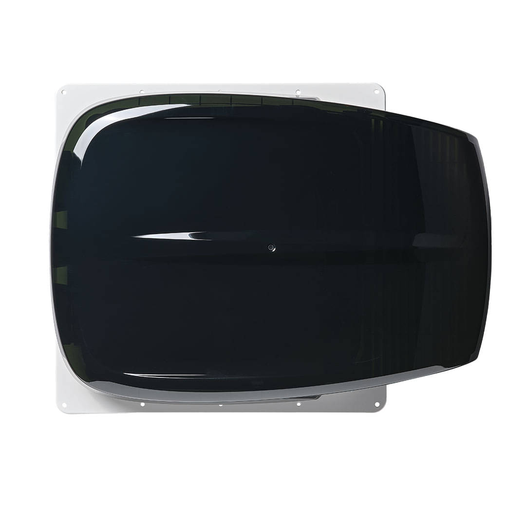 ProPlus Dachluefter DeLuxe 400x400 mm- Dachstaerke 27-80 mm- Schwarz 610908V01