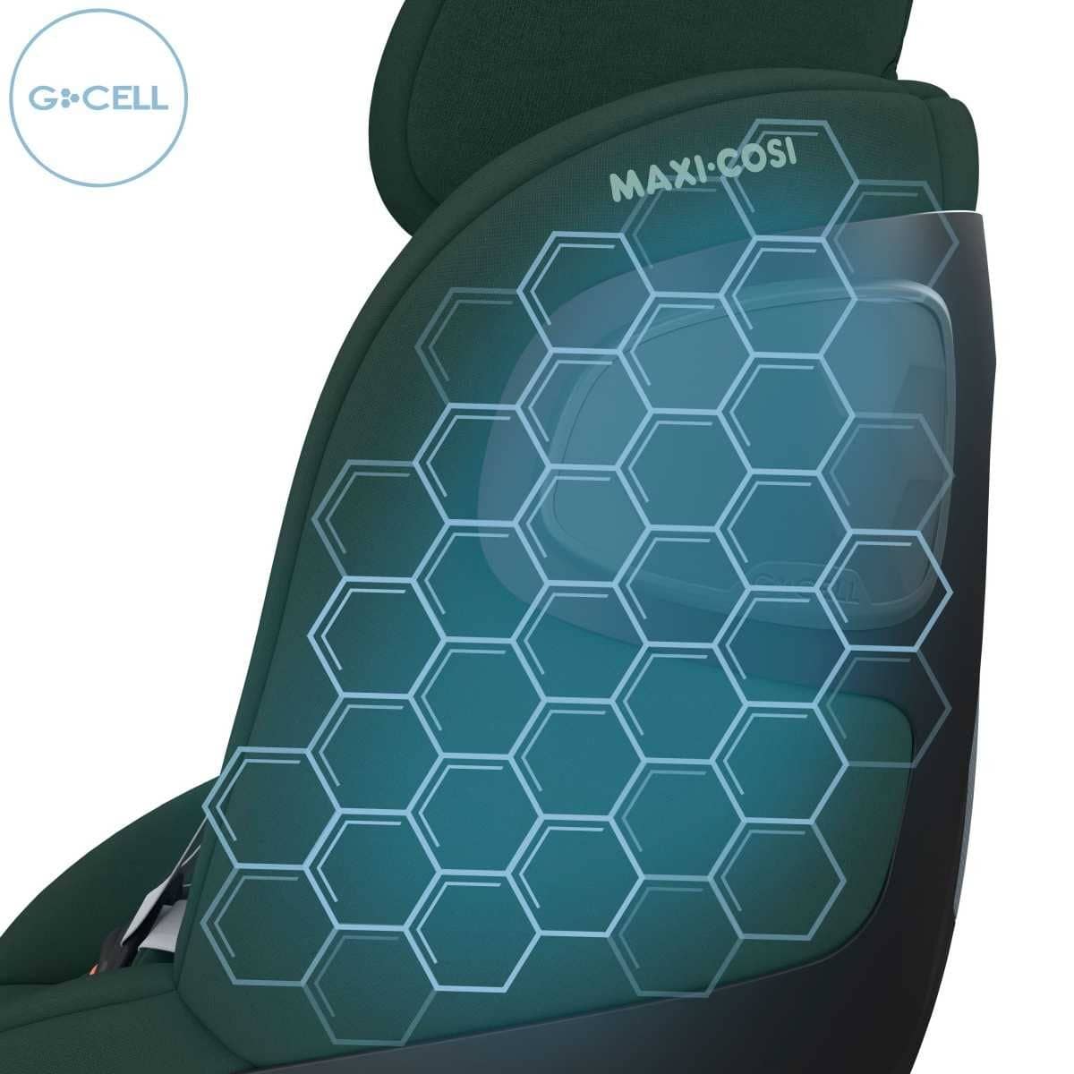 MAXI-COSI Kindersitz Babyschale PEARL 360 Authentic Green - 8045490110