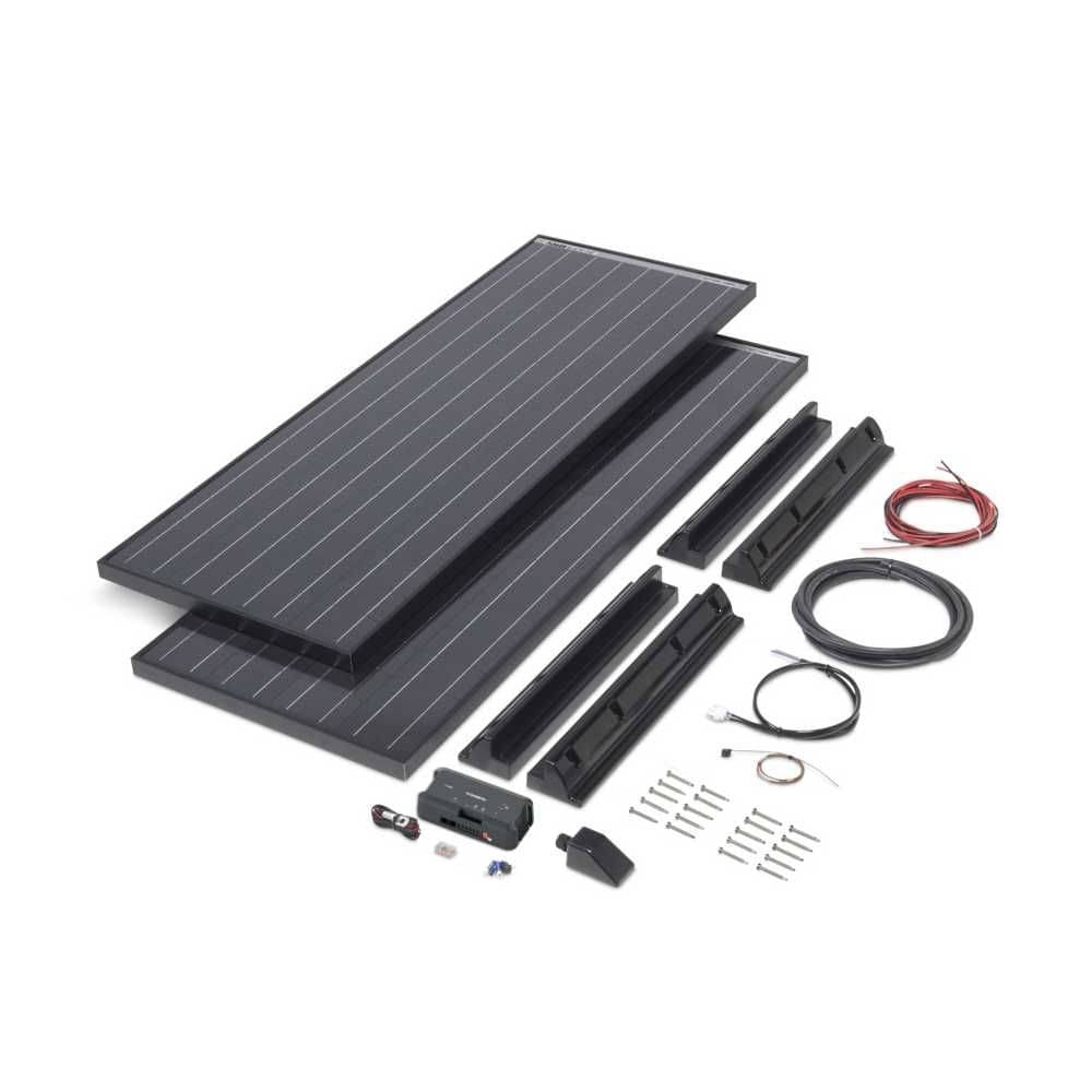 DOMETIC BÜTTNER Power Black Line Solar-Komplettanlage 2x150 Wp = 300 Wp DOMETIC BUeTTNER Power Black Line Solar-Komplettanlage 2x150 Wp = 300 Wp - 9620017459