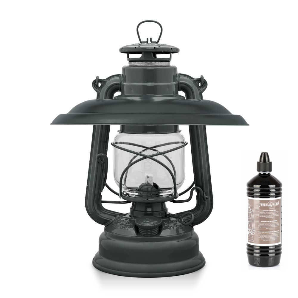 FEUERHAND Sturmlaterne 276 Anthracite Grey Starter-Set 4.0