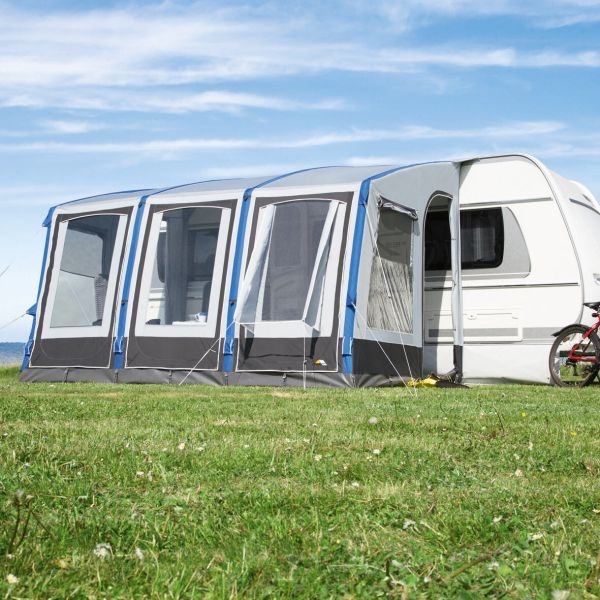 DWT aufblasbares Reisemobil-Vorzelt SPACE AIR HQ 375 x 280 cm Anbauhoehe 235-250 cm - 1710430-23