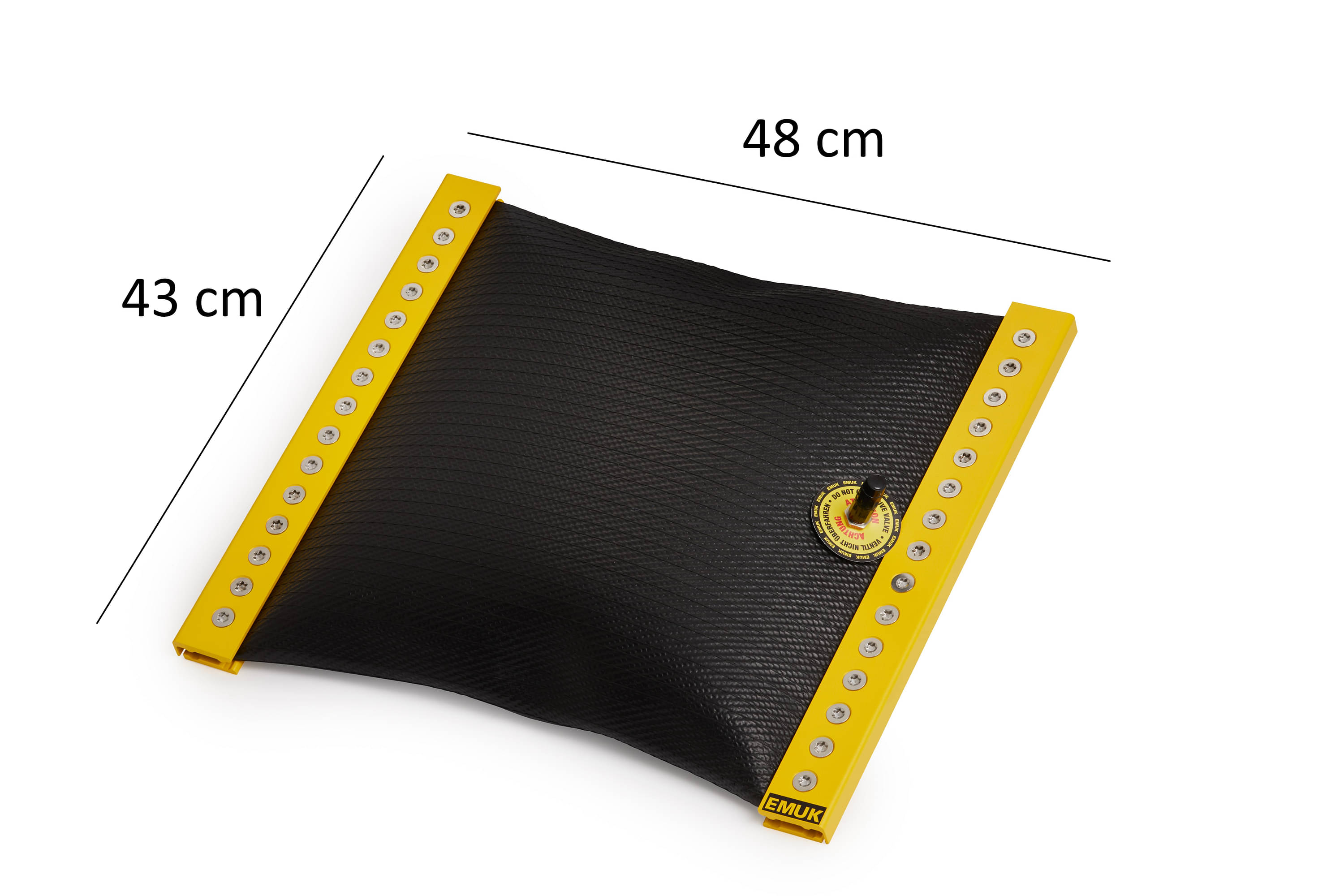 EMUK Air-Lift Hebekissen Ausgleichskissen fuer Wohnmobile- 48x43 cm- 2er-Set - 200030