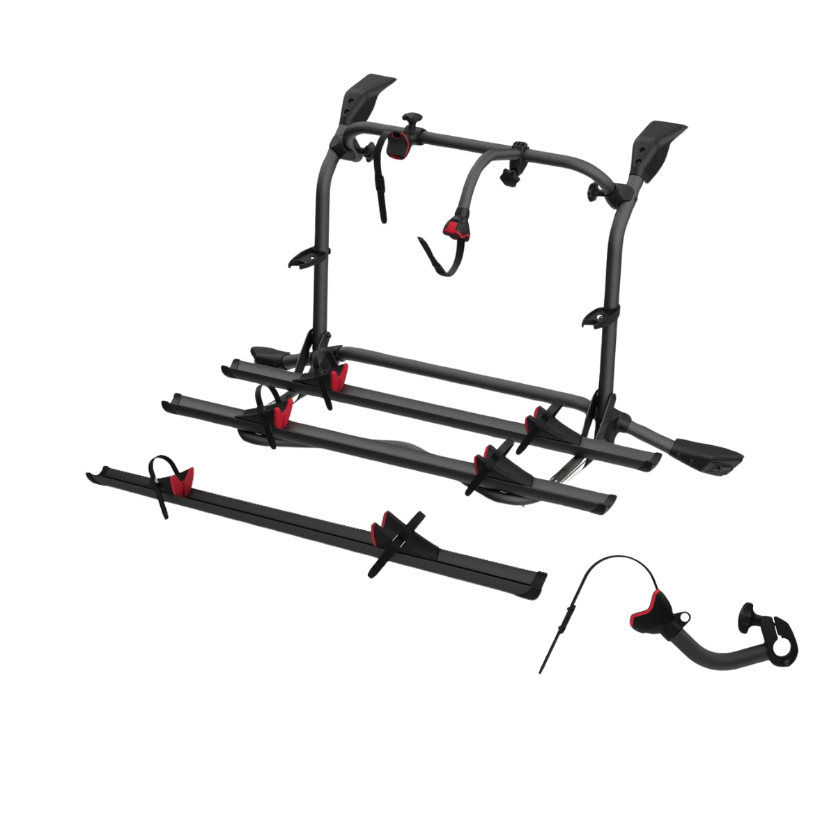 FIAMMA Carry Bike VW T6 Pro Deep Black schwarz Fahrradtraeger fuer 3 Fahrraeder Modell 2025 - 02096M08A 08831A01A 98656M150